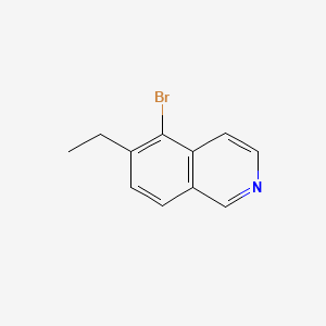 5-Bromo-6-ethylisoquinoline chemical structure (CAS 679433-93-3)