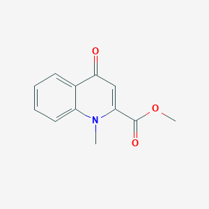 Methyl 1-methyl-4-oxo-1,4-dihydroquinoline-2-carboxylate chemical structure (CAS 67976-96-9)