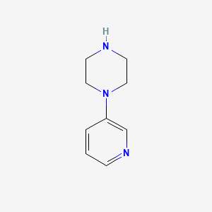 1-(Pyridin-3-yl)piperazine chemical structure (CAS 67980-77-2)