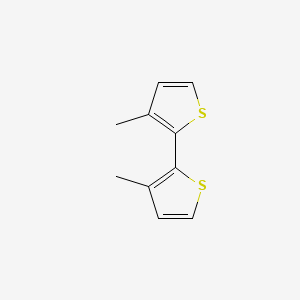3,3'-Dimethyl-2,2'-bithiophene chemical structure (CAS 67984-20-7)