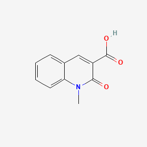 1-Methyl-2-oxo-1,2-dihydroquinoline-3-carboxylic acid chemical structure (CAS 67984-94-5)