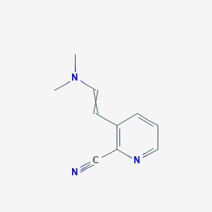 3-(2-(Dimethylamino)vinyl)picolinonitrile chemical structure (CAS 67988-53-8)