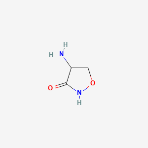 4-Aminoisoxazolidin-3-one chemical structure (CAS 68-39-3)