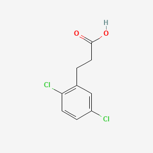 3-(2,5-Dichlorophenyl)propanoic acid chemical structure (CAS 68034-76-4)