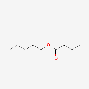 Amyl-2-methylbutyrate chemical structure (CAS 68039-26-9)