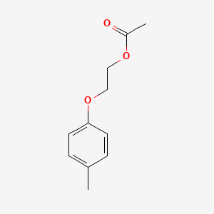2-(p-Tolyloxy)ethyl acetate chemical structure (CAS 6807-11-0)