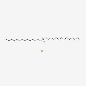 N,N-Dimethyl-N-tetradecyltetradecan-1-aminium bromide chemical structure (CAS 68105-02-2)