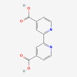 [2,2'-Bipyridine]-4,4'-dicarboxylic acid chemical structure (CAS 6813-38-3)