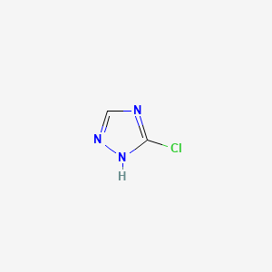 3-Chloro-1,2,4-triazole chemical structure (CAS 6818-99-1)