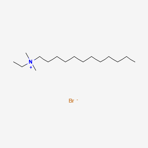 N-Ethyl-N,N-dimethyldodecan-1-aminium bromide chemical structure (CAS 68207-00-1)