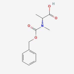 Z-D-MeAla-OH chemical structure (CAS 68223-03-0)