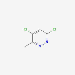 4,6-Dichloro-3-methylpyridazine chemical structure (CAS 68240-43-7)