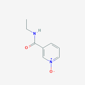 3-(Ethylcarbamoyl)pyridine 1-oxide chemical structure (CAS 68254-63-7)
