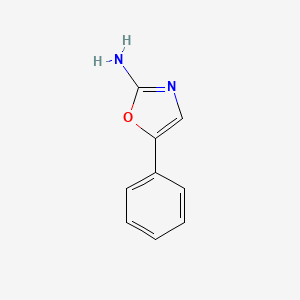 5-Phenyloxazol-2-amine chemical structure (CAS 6826-24-0)