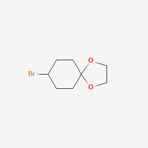 8-Bromo-1,4-dioxaspiro[4.5]decane chemical structure (CAS 68278-51-3)