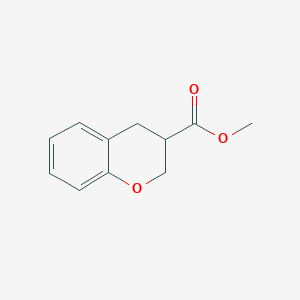 Methyl chroman-3-carboxylate chemical structure (CAS 68281-60-7)