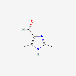 2,4-Dimethyl-1H-imidazole-5-carbaldehyde chemical structure (CAS 68282-52-0)