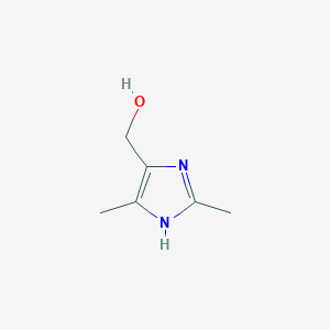 (2,5-Dimethyl-1H-imidazol-4-yl)methanol chemical structure (CAS 68283-57-8)