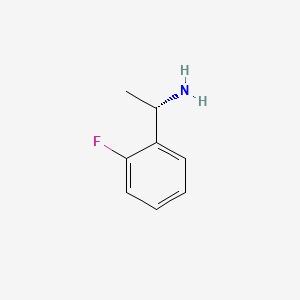 (S)-1-(2-Fluorophenyl)ethanamine chemical structure (CAS 68285-25-6)