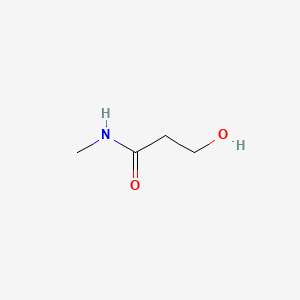3-Hydroxy-N-methylpropanamide chemical structure (CAS 6830-81-5)