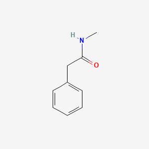 N-Methyl-2-phenylacetamide chemical structure (CAS 6830-82-6)
