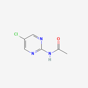 N-(5-Chloropyrimidin-2-yl)acetamide chemical structure (CAS 68303-37-7)