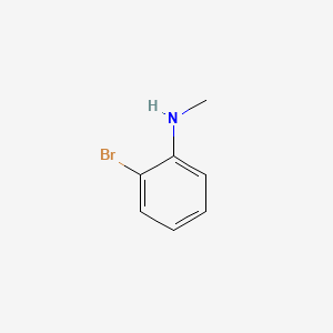 2-Bromo-N-methylaniline chemical structure (CAS 6832-87-7)