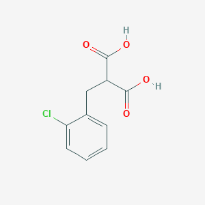 2-(2-Chlorobenzyl)malonic acid chemical structure (CAS 683215-17-0)