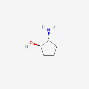 (1R,2R)-2-Aminocyclopentanol chemical structure (CAS 68327-03-7)