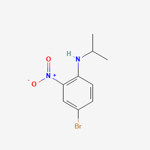 4-Bromo-N-isopropyl-2-nitroaniline chemical structure (CAS 683274-50-2)