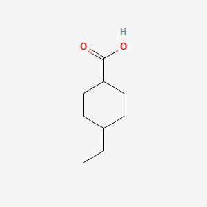 trans-4-Ethylcyclohexanecarboxylic acid chemical structure (CAS 6833-47-2)