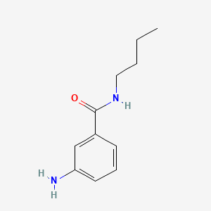 3-Amino-N-butylbenzamide chemical structure (CAS 6837-99-6)