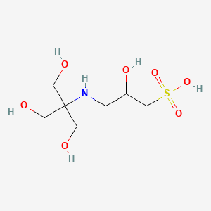 3-[N-Tris(hydroxymethyl)methylamino]-2-hydroxypropanesulfonic Acid chemical structure (CAS 68399-81-5)