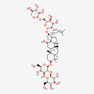 Ginsenoside Rb3 chemical structure (CAS 68406-26-8)