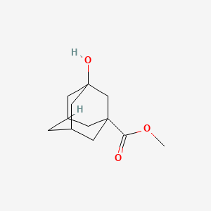 Methyl 3-hydroxyadamantane-1-carboxylate chemical structure (CAS 68435-07-4)