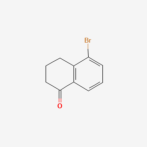 5-Bromo-3,4-dihydronaphthalen-1(2H)-one chemical structure (CAS 68449-30-9)