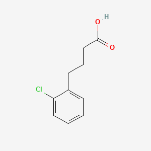 4-(2-Chlorophenyl)butanoic acid chemical structure (CAS 68449-31-0)