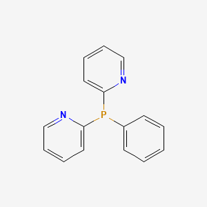 2,2'-(Phenylphosphanediyl)dipyridine chemical structure (CAS 68469-71-6)