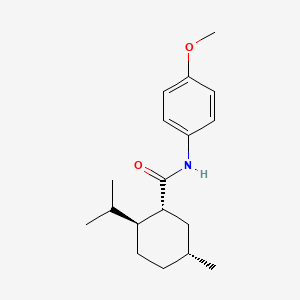 (1R,2S,5R)-2-Isopropyl-N-(4-methoxyphenyl)-5-methylcyclohexane-1-carboxamide chemical structure (CAS 68489-09-8)