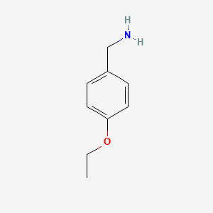 (4-Ethoxyphenyl)methanamine chemical structure (CAS 6850-60-8)