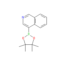 4-(4,4,5,5-Tetramethyl-1,3,2-dioxaborolan-2-yl)isoquinoline chemical structure (CAS 685103-98-4)