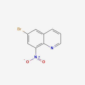 6-Bromo-8-nitroquinoline chemical structure (CAS 68527-67-3)