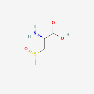 (2R)-2-Amino-3-(methylsulfinyl)propanoic acid chemical structure (CAS 6853-87-8)