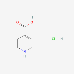 1,2,3,6-Tetrahydro-4-pyridinecarboxylic Acid Hydrochloride chemical structure (CAS 68547-97-7)