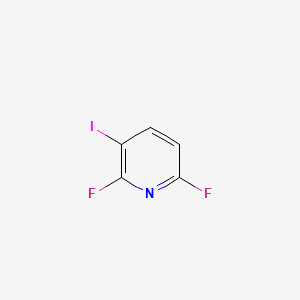 2,6-Difluoro-3-iodopyridine chemical structure (CAS 685517-67-3)