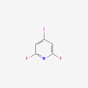 2,6-Difluoro-4-iodopyridine chemical structure (CAS 685517-71-9)
