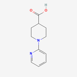 1-(Pyridin-2-yl)piperidine-4-carboxylic acid chemical structure (CAS 685827-70-7)