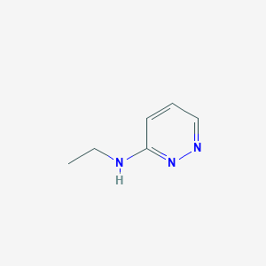 N-Ethylpyridazin-3-amine chemical structure (CAS 68588-38-5)
