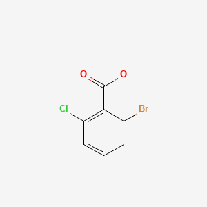 Methyl 2-bromo-6-chlorobenzoate chemical structure (CAS 685892-23-3)