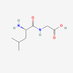 L-Leucylglycine chemical structure (CAS 686-50-0)